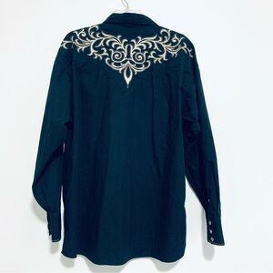 Panhandle Slim Retro Western Wear~ Button Down Pearl Snap Shirt